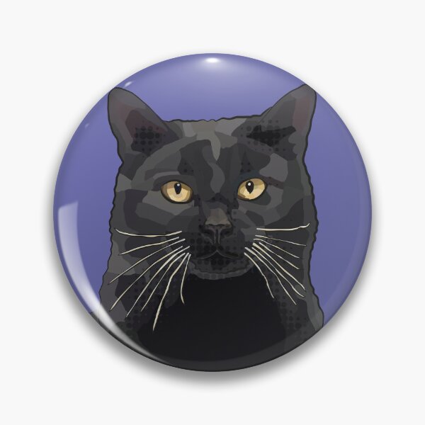 Item preview, Black Cat by BeeFoxTree, Periwinkle Very Peri designed and sold by BeeFoxTree.