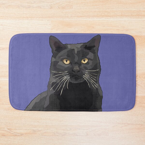 Item preview, Black Cat by BeeFoxTree, Periwinkle Very Peri designed and sold by BeeFoxTree.
