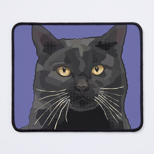 Item preview, Black Cat by BeeFoxTree, Periwinkle Very Peri designed and sold by BeeFoxTree.