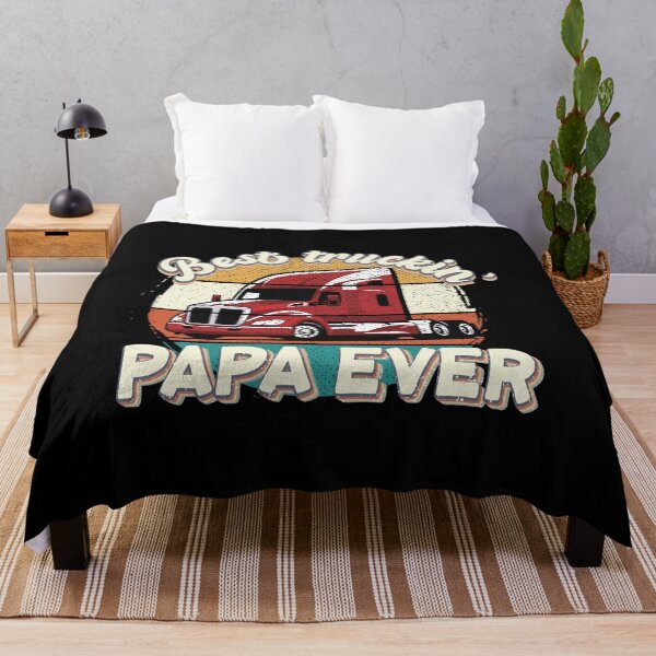 Item preview, BEST TRUCKING PAPA EVER designed and sold by KatisDesign.