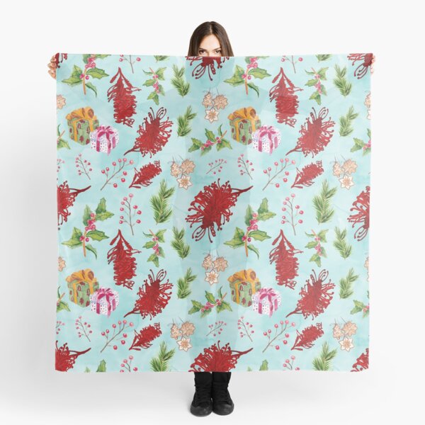Australian Christmas Pattern Scarf
