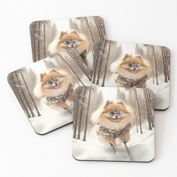 Item preview, Pomeranian cross country sking designed and sold by Arthoughts.