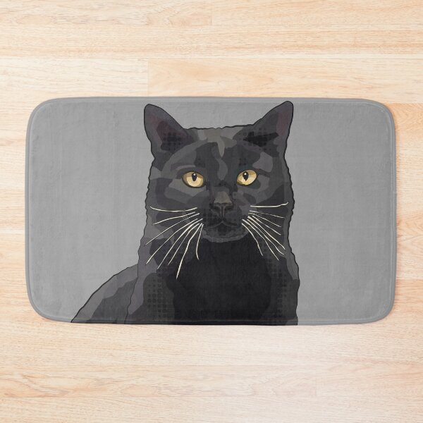 Item preview, Black Cat by BeeFoxTree, Grey Gray designed and sold by BeeFoxTree.