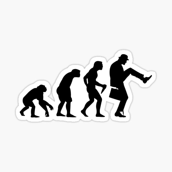 Artikel-Vorschau von Evolution des Menschen (Silly Walks), designt und verkauft von smadge.