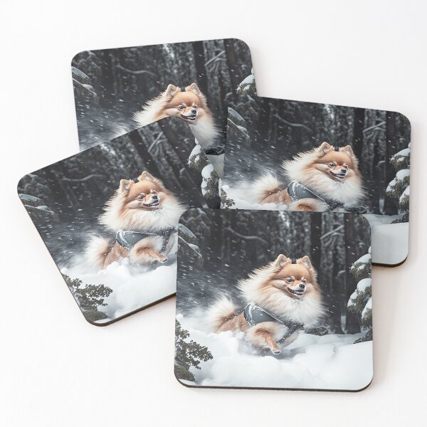 Item preview, Pomeranian snowboarding designed and sold by Arthoughts.