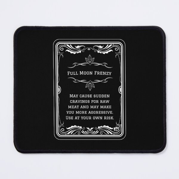 Item preview, Full moon frenzy vintage label potion funny description designed and sold by dannyjar.