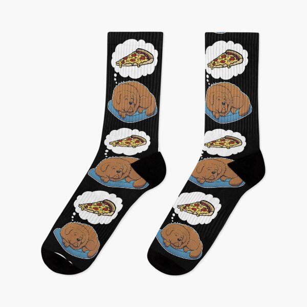 Item preview, Tibetan Mastiff dreaming about Supreme Pizza designed and sold by DoggieDelights.