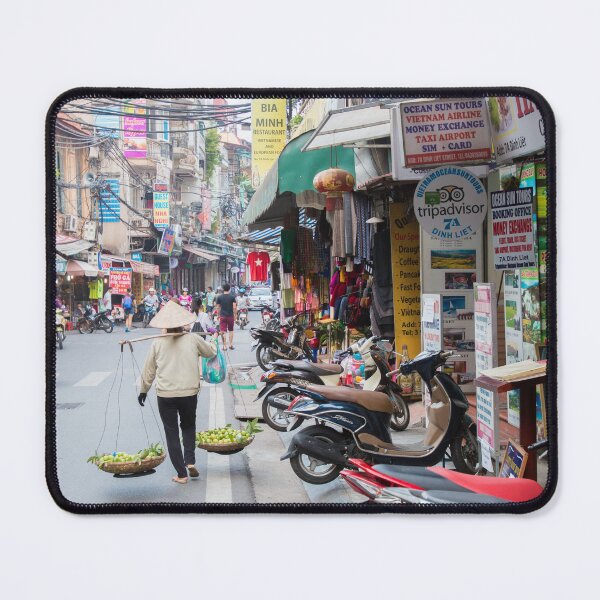 Item preview, Hanoi Old Quarter street scene Vietnam designed and sold by Martin Berry Photography.