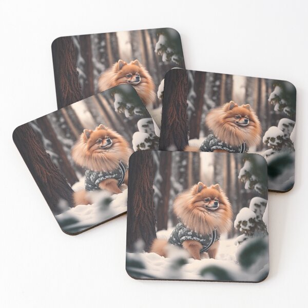 Item preview, Pomeranian Winter winter collection designed and sold by Arthoughts.