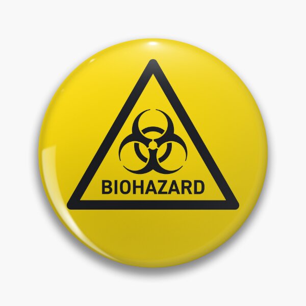 Item preview, Biohazard Safety Warning Sign Triangle With Text Yellow designed and sold by VoodooCircus.