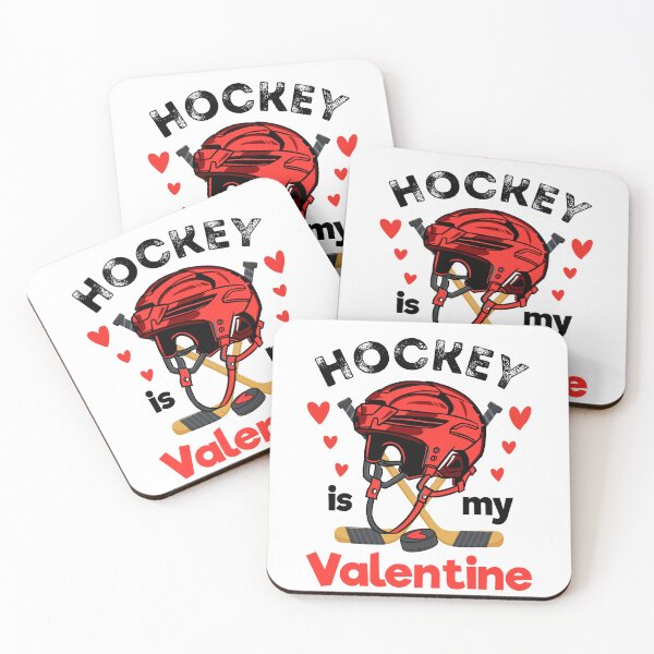 Item preview, Hockey is My Valentine Funny Ice Hockey Valentines Day designed and sold by iliasjeff.
