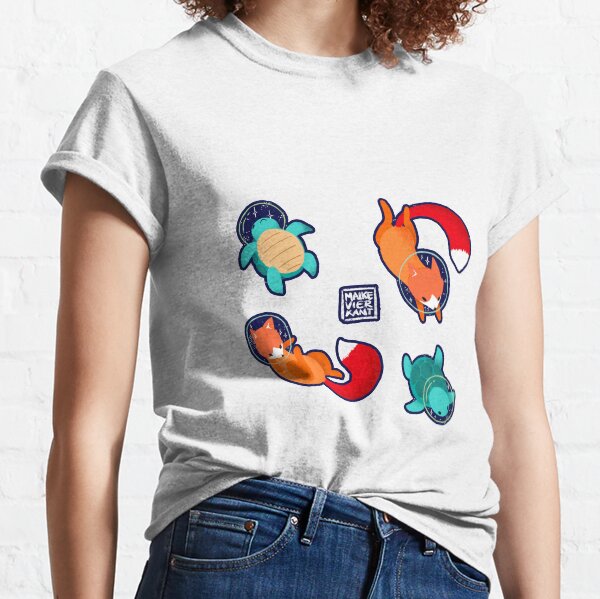 Space Animals Sticker Set 1 Classic T-Shirt