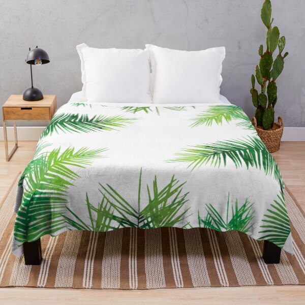 Item preview, Watercolor palm leaves pattern. Nature style designed and sold by Patternomania.