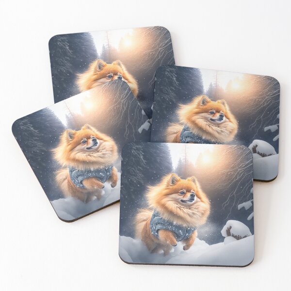 Item preview, Pomeranian Winter winter collection designed and sold by Arthoughts.