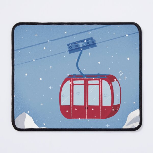 Item preview, Ski and Snowboard Chairlift, Ski Lift, Cable Car, Mountain Gondola designed and sold by SleepyLilSloth.