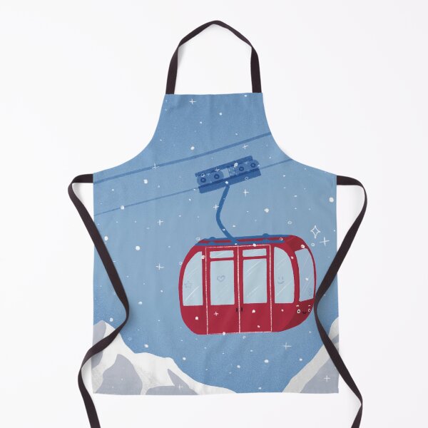 Item preview, Ski and Snowboard Chairlift, Ski Lift, Cable Car, Mountain Gondola designed and sold by SleepyLilSloth.