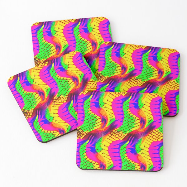 Item preview, snakeskin under acid flashy pattern 4 designed and sold by popurbanart.