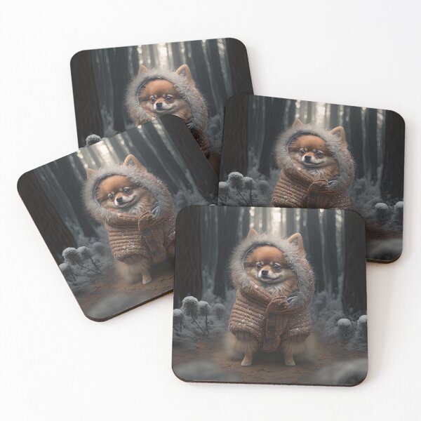 Item preview, Pomeranian Winter collection designed and sold by Arthoughts.