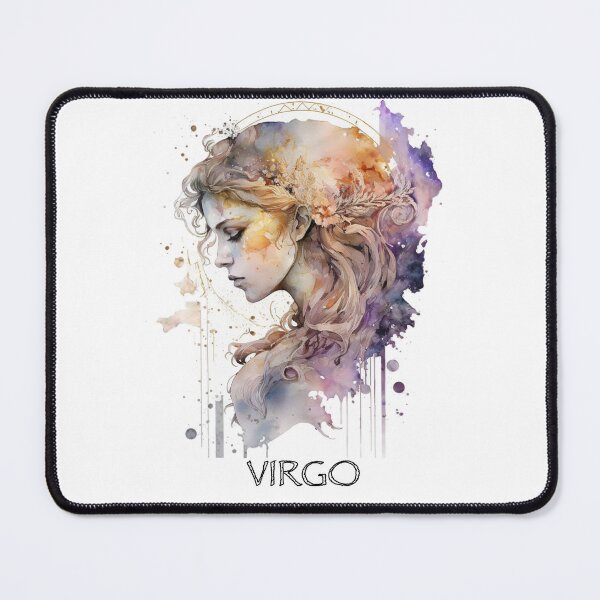 Item preview, VIRGO- Watercolour Virgo Goddess Zodiac designed and sold by Gccartworks.