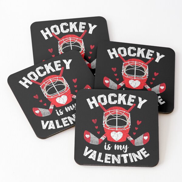 Item preview, Hockey is My Valentine Goalie Ice Hockey Valentines Day designed and sold by iliasjeff.
