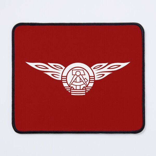 Item preview, DDR Flames Crest (white) designed and sold by VEB Ostladen.
