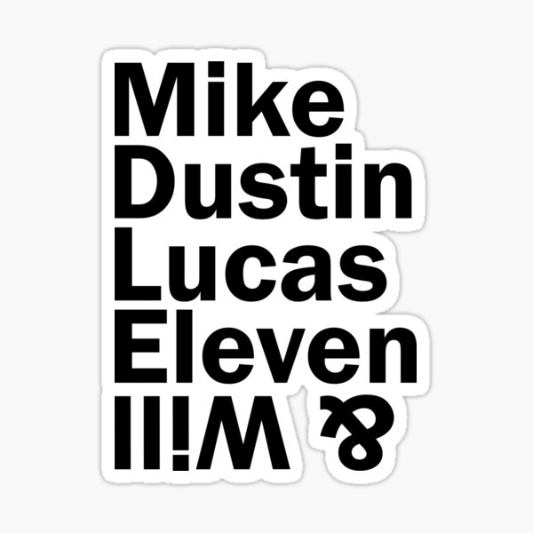 Item preview, Mike, Dustin, Licas, Eleven and Will - Stranger Things designed and sold by ValentinaHramov.