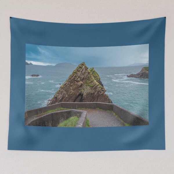 Item preview, Dunquin Pier and Atlantic Ocean, this is the Dingle Peninsula on Ireland’s Wild Atlantic Way, southwest Atlantic coast designed and sold by AlbertMi.