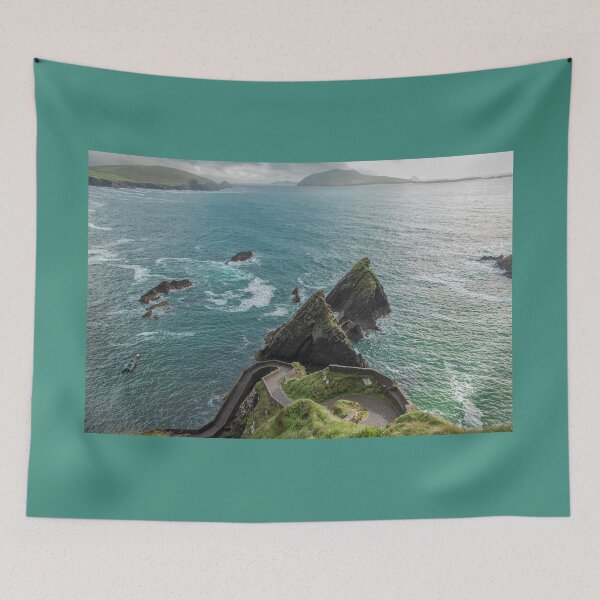 Item preview, Dunquin Pier and Atlantic Ocean, this is the Dingle Peninsula on Ireland’s Wild Atlantic Way, southwest Atlantic coast designed and sold by AlbertMi.