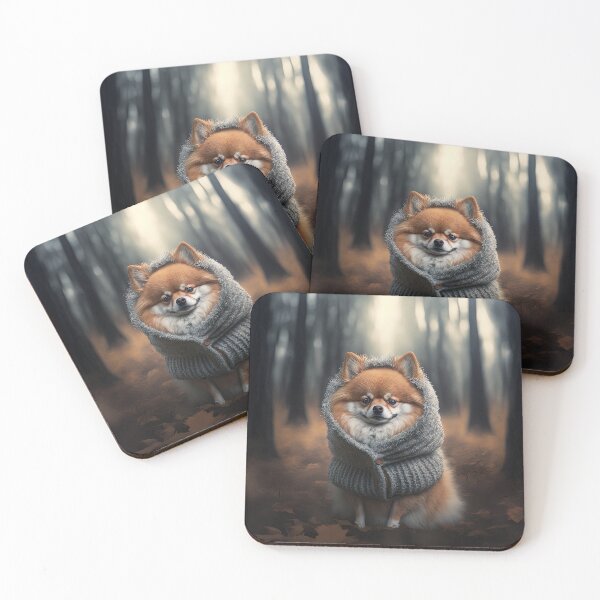 Item preview, Pomeranian Winter collection designed and sold by Arthoughts.