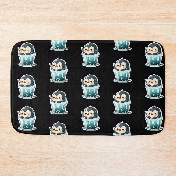 Item preview, Frozen Sips: Penguin Tea Party designed and sold by Mushi-EShop.