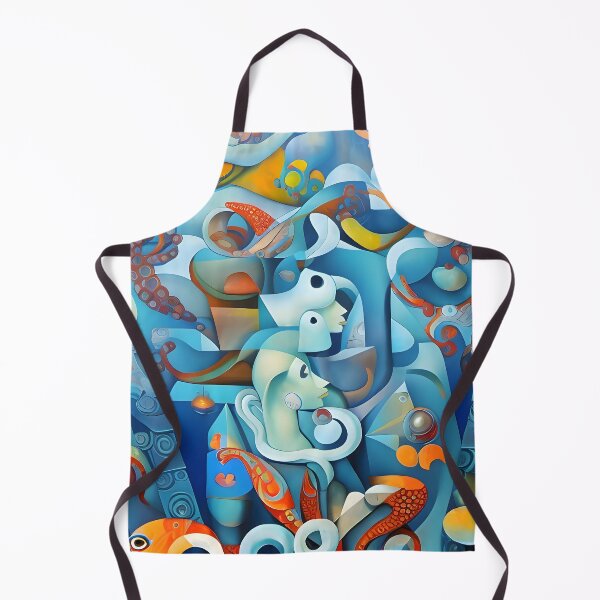 Item preview, Siren and octopus cubist designed and sold by Carlos Castro.