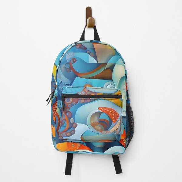 Item preview, Siren and octopus cubist designed and sold by Carlos Castro.