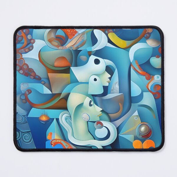 Item preview, Siren and octopus cubist designed and sold by Carlos Castro.