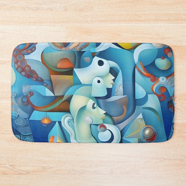 Item preview, Siren and octopus cubist designed and sold by Carlos Castro.