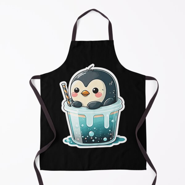 Item preview, Frozen Sips: Penguin Tea Party designed and sold by Mushi-EShop.