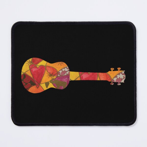 Item preview, Ukulele watercolor mixed media designed and sold by piesdesignart.