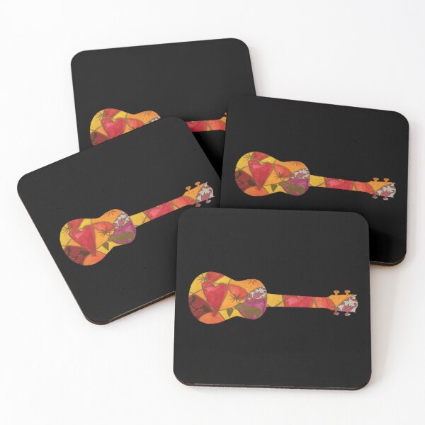 Item preview, Ukulele watercolor mixed media designed and sold by piesdesignart.