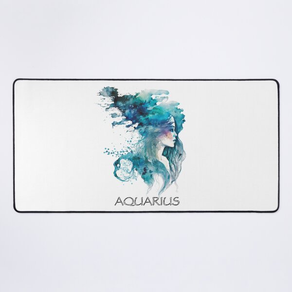 Item preview, AQUARIUS- Watercolour Aquarius Water Bearer Zodiac designed and sold by Gccartworks.
