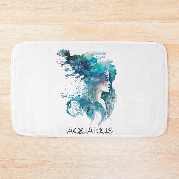 Item preview, AQUARIUS- Watercolour Aquarius Water Bearer Zodiac designed and sold by Gccartworks.