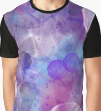 Blue Abstact Graphic T-Shirt