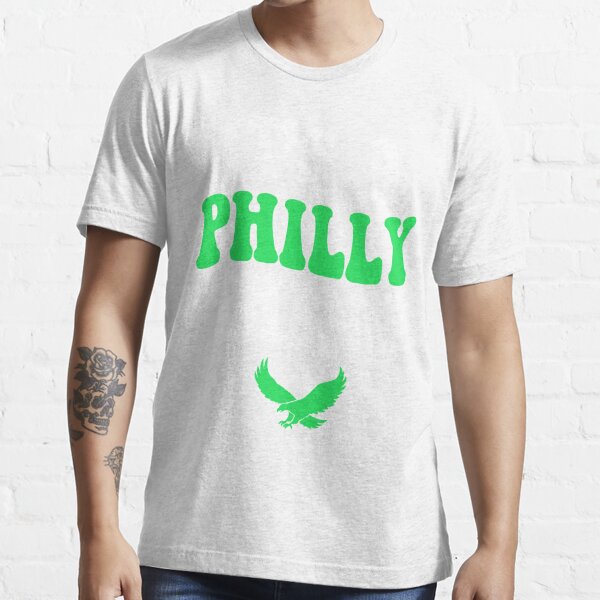 Printify Fly Raglan Tee | Philadelphia Football | Go Birds | phillygoat Premium Heather / Vintage Black / S