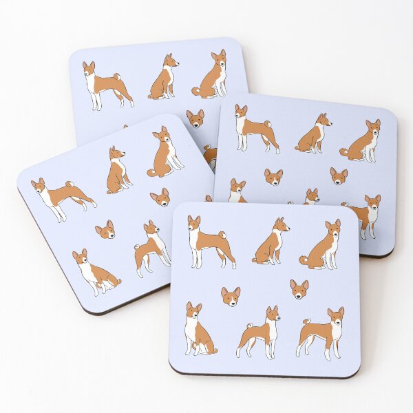 Item preview, Basenji dog cute illustration pack  designed and sold by Yarafantasyart.