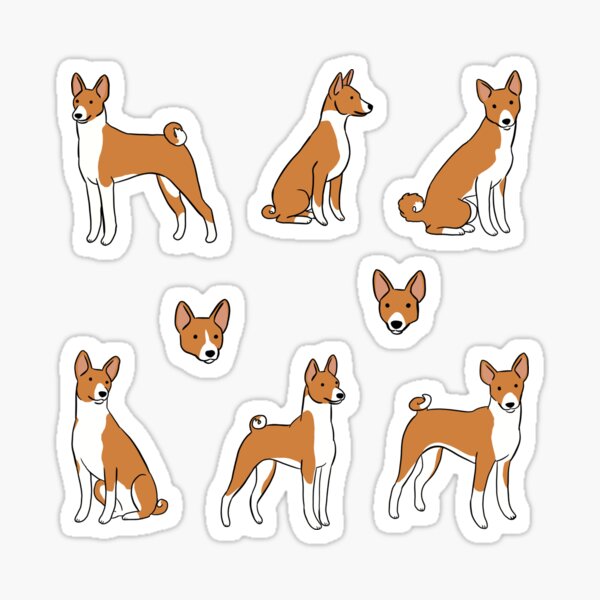 Hund Basenji Auto Aufkleber Basenji Aufkleber Hund Aufkleber