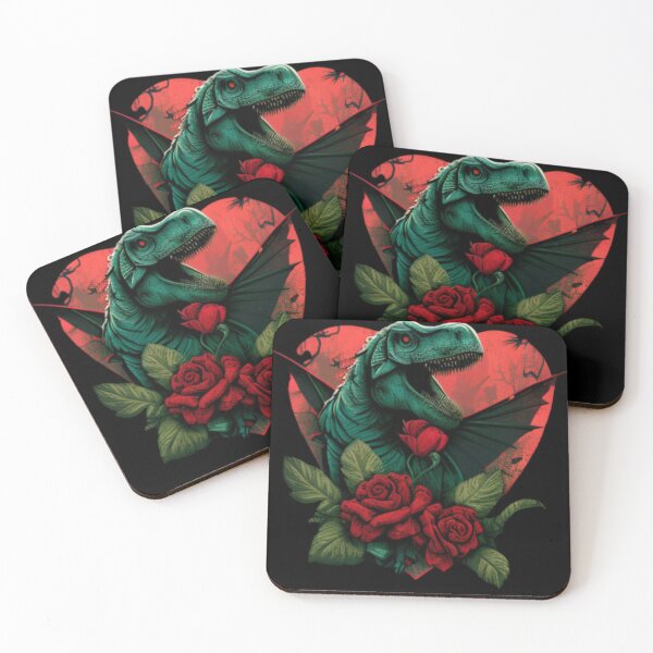 Item preview, robo corazones dinosaurio designed and sold by Diamaber.