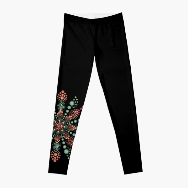 Mandala Printed Leggings for women in the color Tropic Dahlia Print