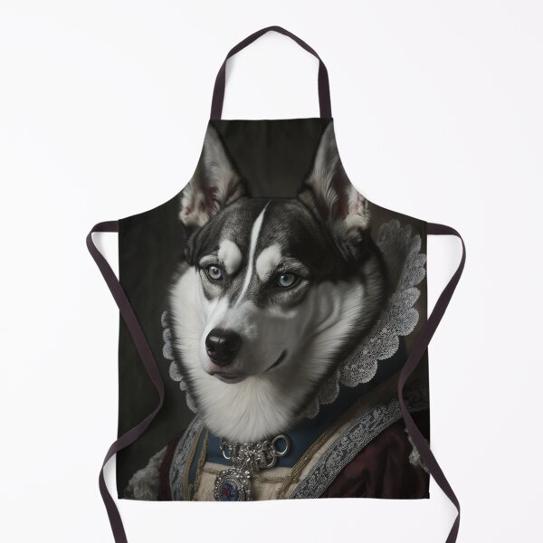 Item preview, Hyper Realistic Husky Dog Portrait Royal Renaissance Animal –  Photorealism Classic Royal Portrait Of A Husky Dog designed and sold by MadeByRobots.