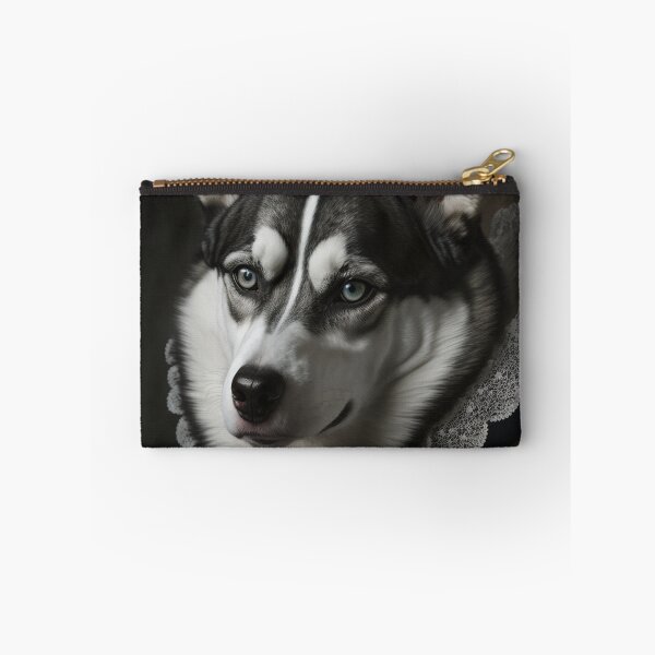 Item preview, Hyper Realistic Husky Dog Portrait Royal Renaissance Animal –  Photorealism Classic Royal Portrait Of A Husky Dog designed and sold by MadeByRobots.