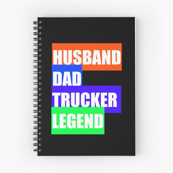 Item preview, HUSBAND DAD TRUCKER LEGEND designed and sold by UnshieldArt.