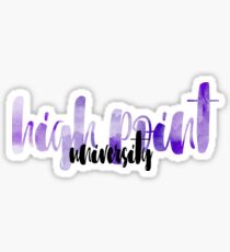 High Point University Sticker