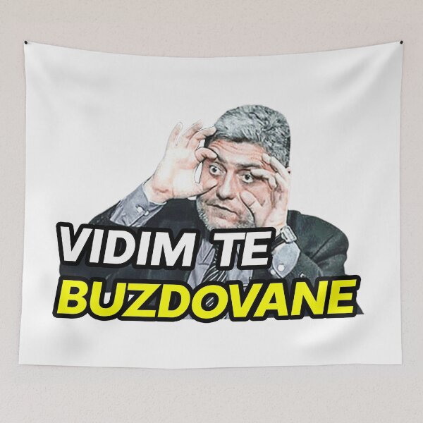 Item preview, Vidim te Buzdovane - Miroljub Petrovic designed and sold by MiroljubShorts.